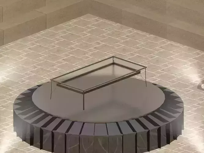 Simple Terrace Table with a Glass plate