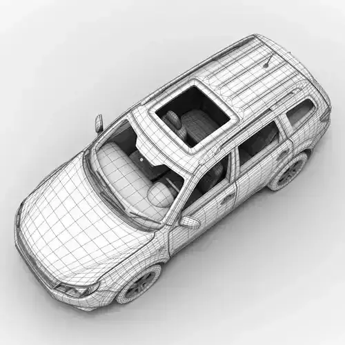 Subaru Forester 2010 3D model