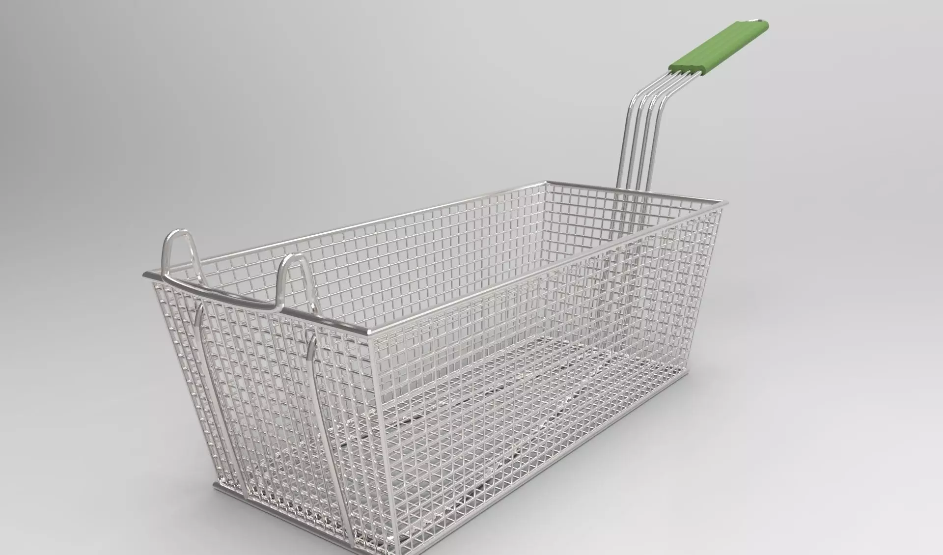 Deep Fry cooking basket 3D model_0