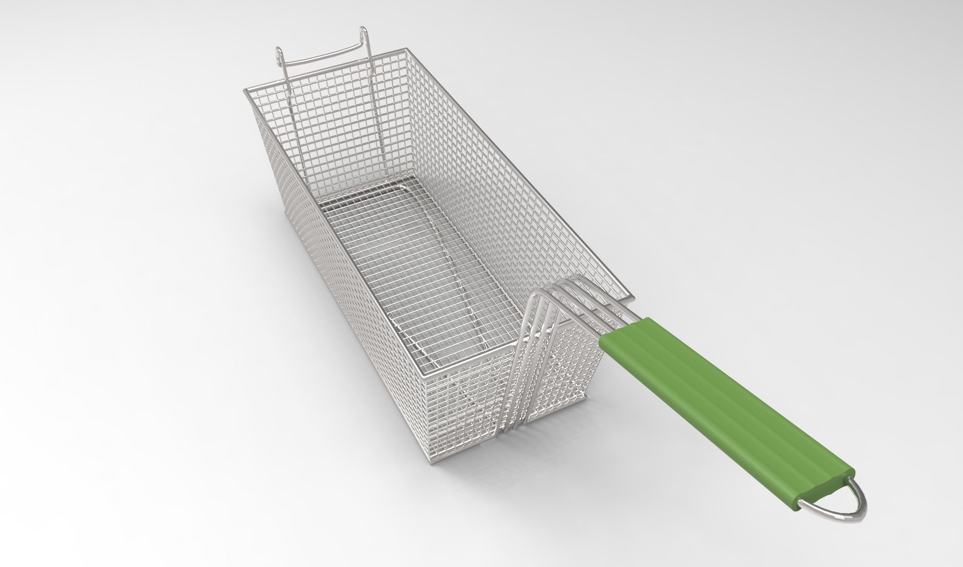 Deep Fry cooking basket 3D model_1
