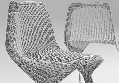 Myto Chair Plank 3D model_2