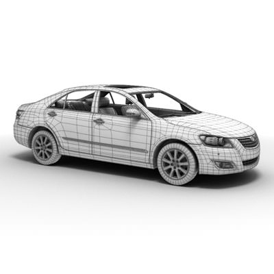 Toyota Camry 3D model_2
