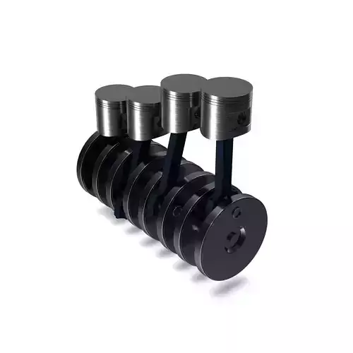 Piston System Engine Riged