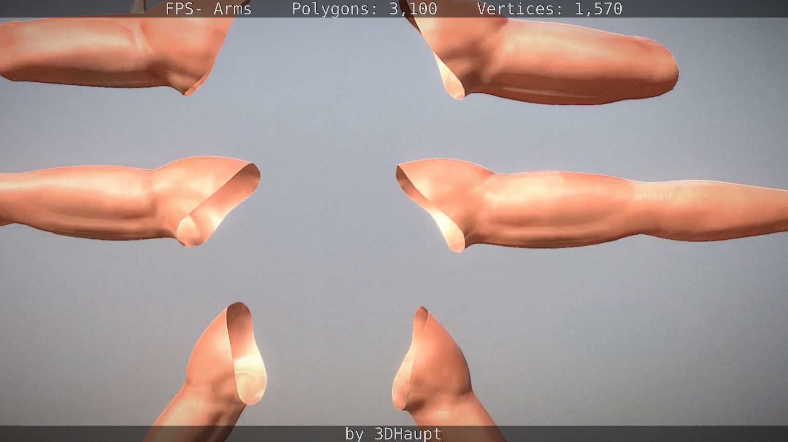 FPS-Arms Low-poly 3D model_54