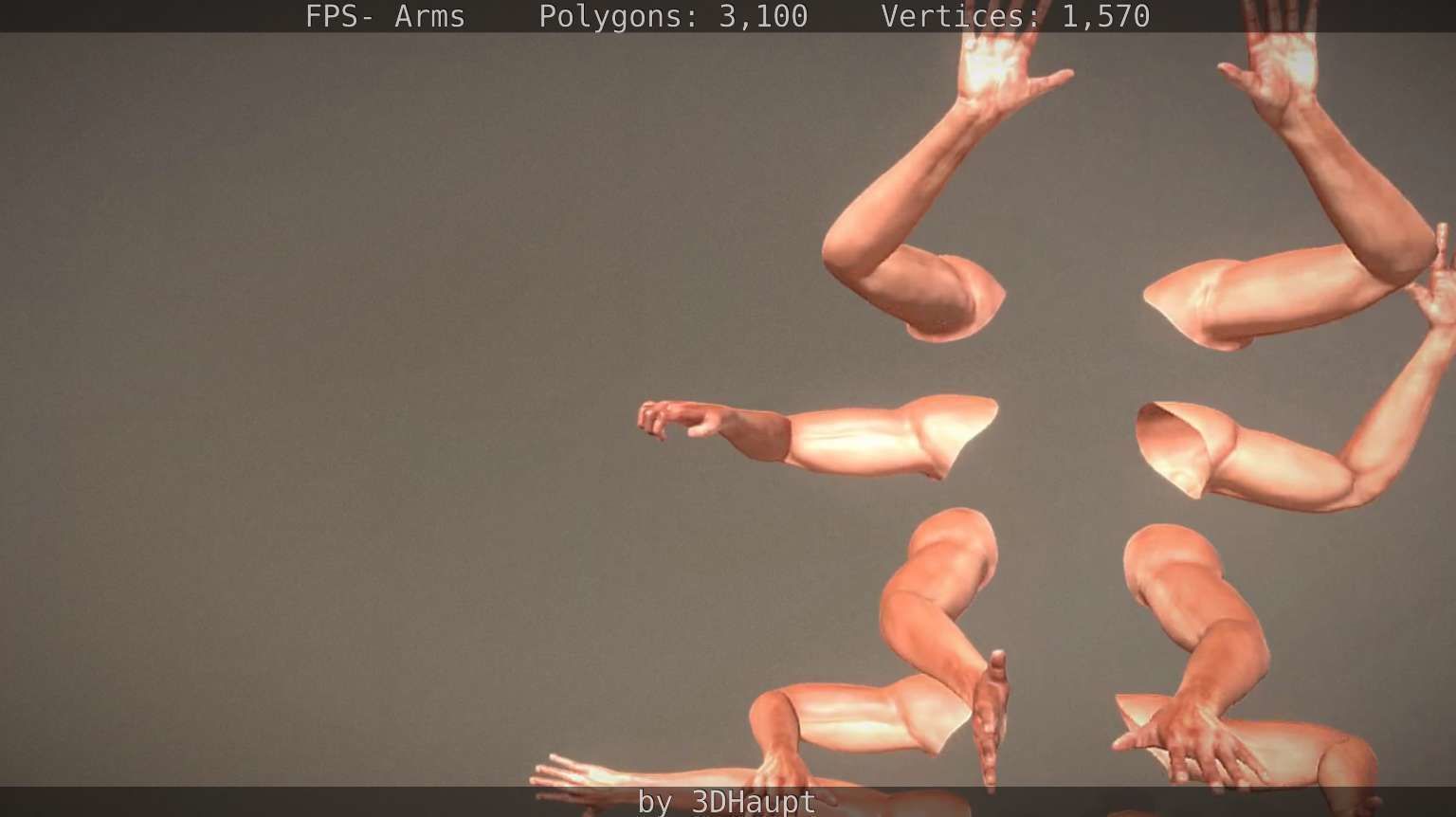 FPS-Arms Low-poly 3D model_77