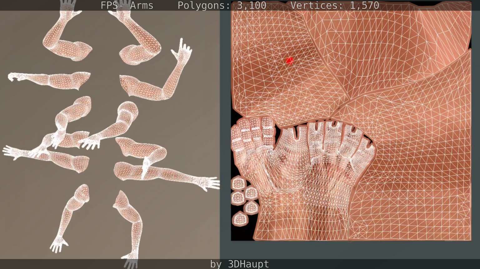 FPS-Arms Low-poly 3D model_74