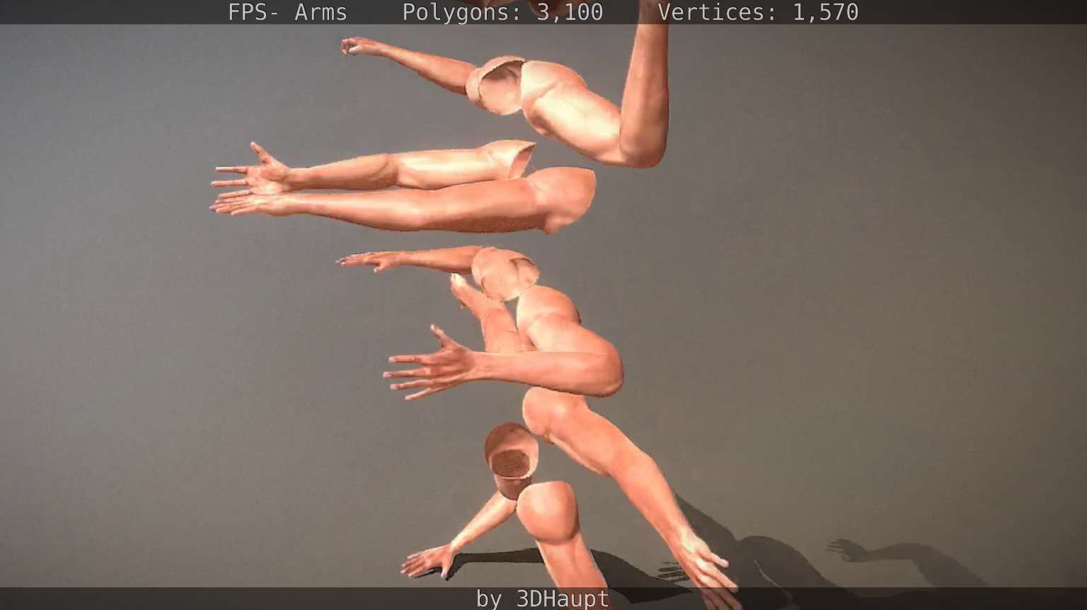 FPS-Arms Low-poly 3D model_49