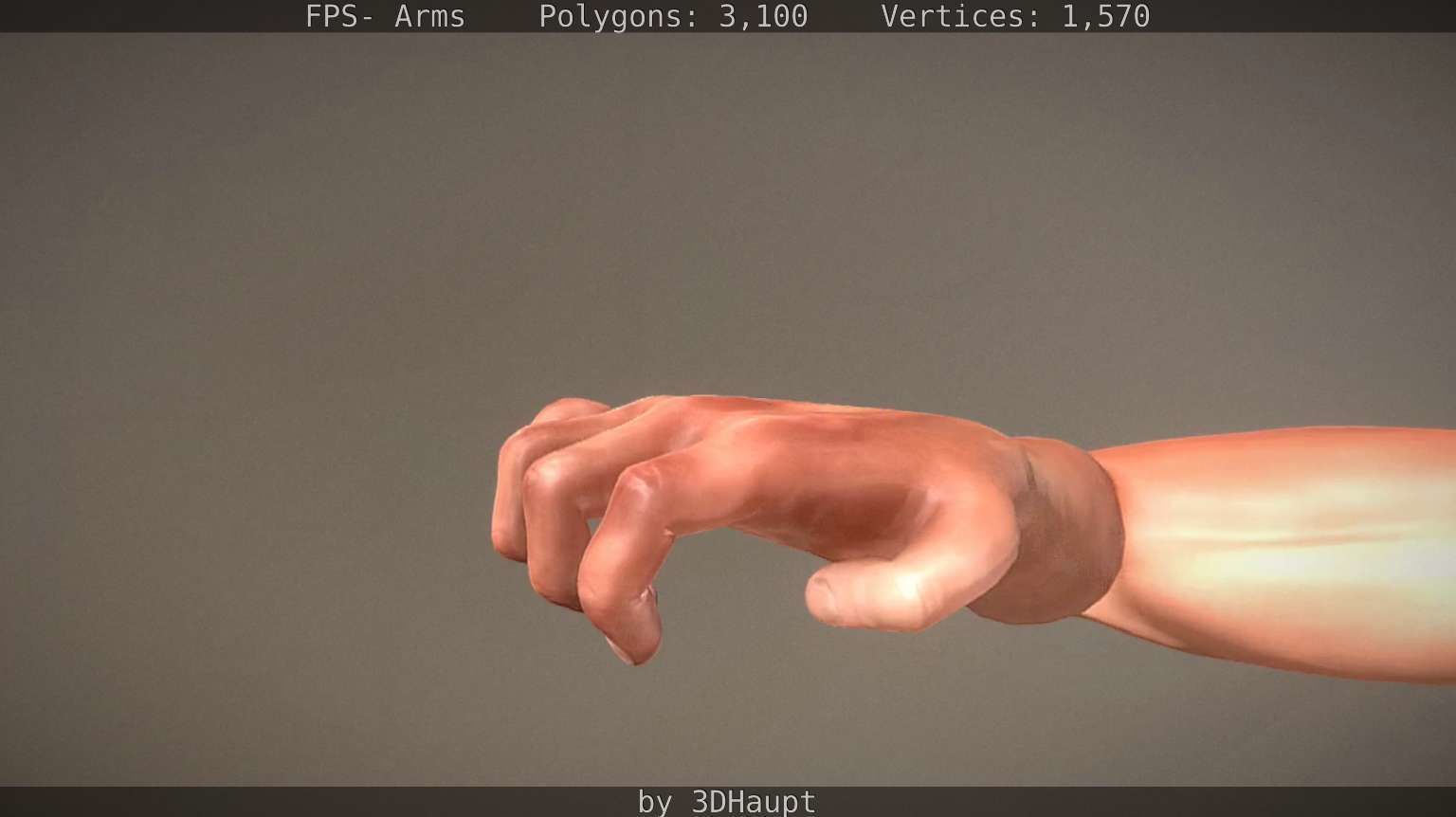 FPS-Arms Low-poly 3D model_72