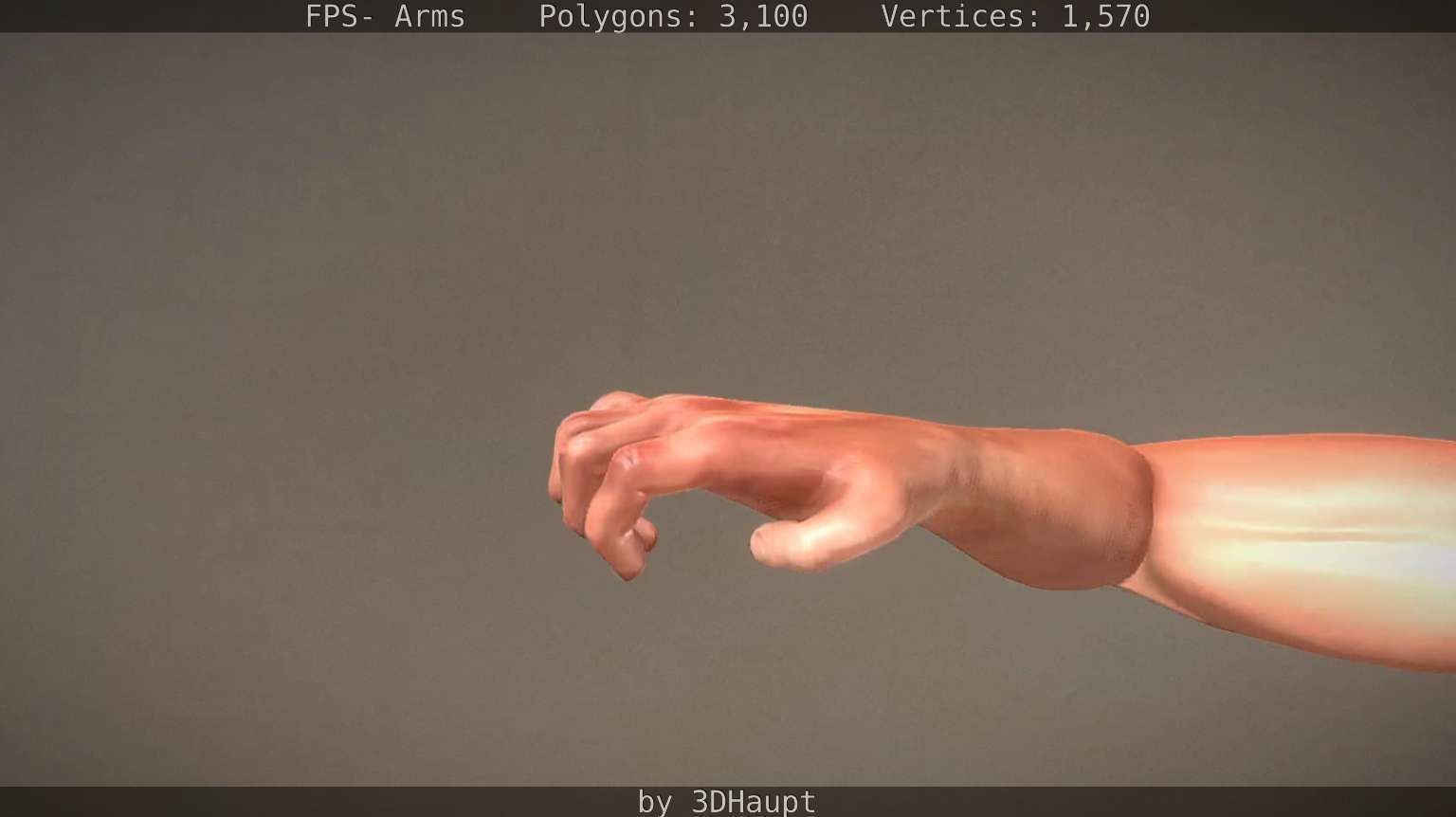 FPS-Arms Low-poly 3D model_65