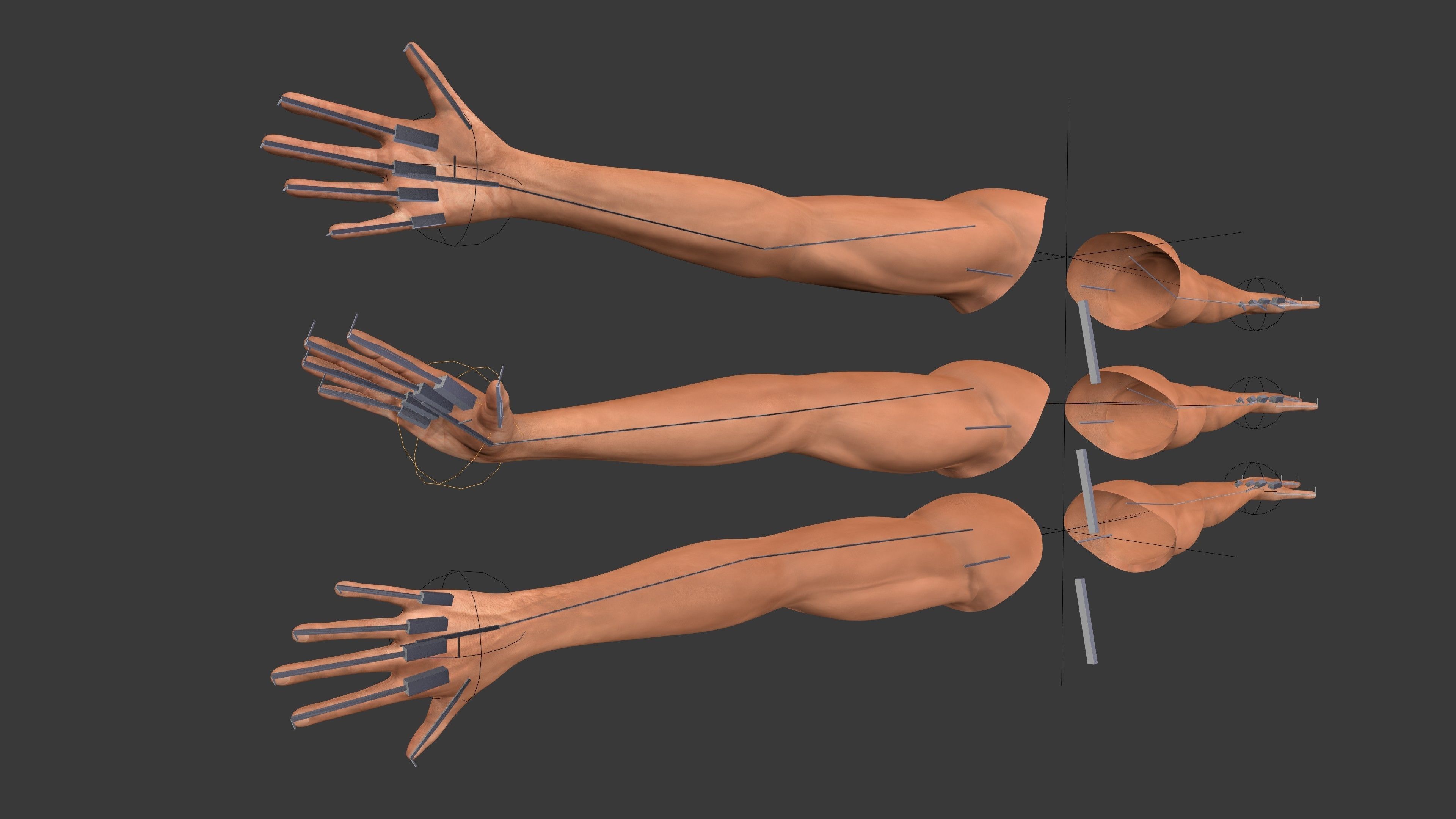 FPS-Arms Low-poly 3D model_6