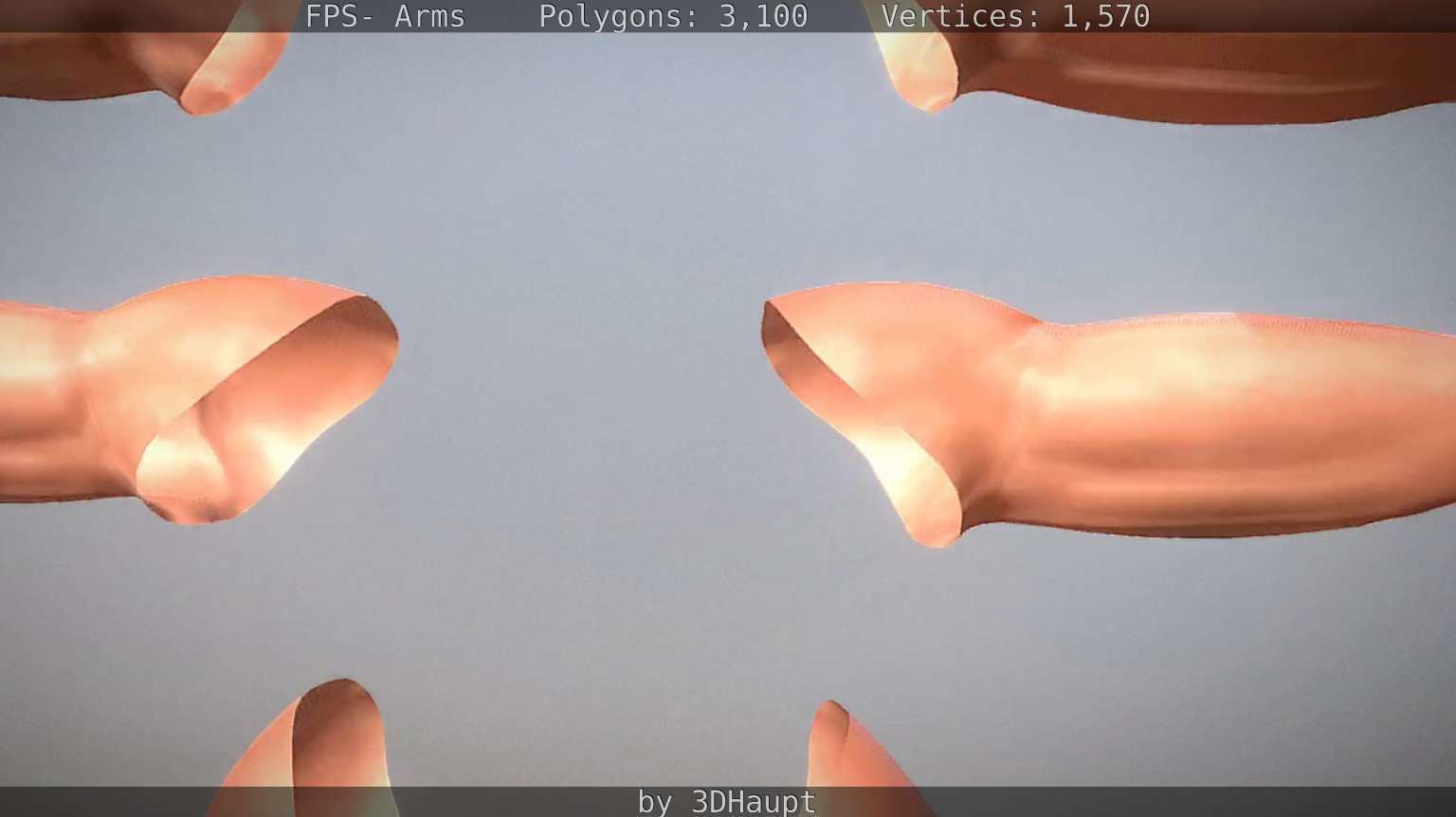 FPS-Arms Low-poly 3D model_52