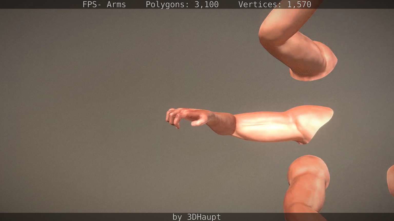 FPS-Arms Low-poly 3D model_75