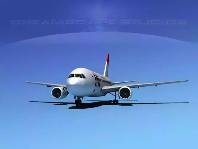 Boeing 767-100 Japan Air Lines 3D model
