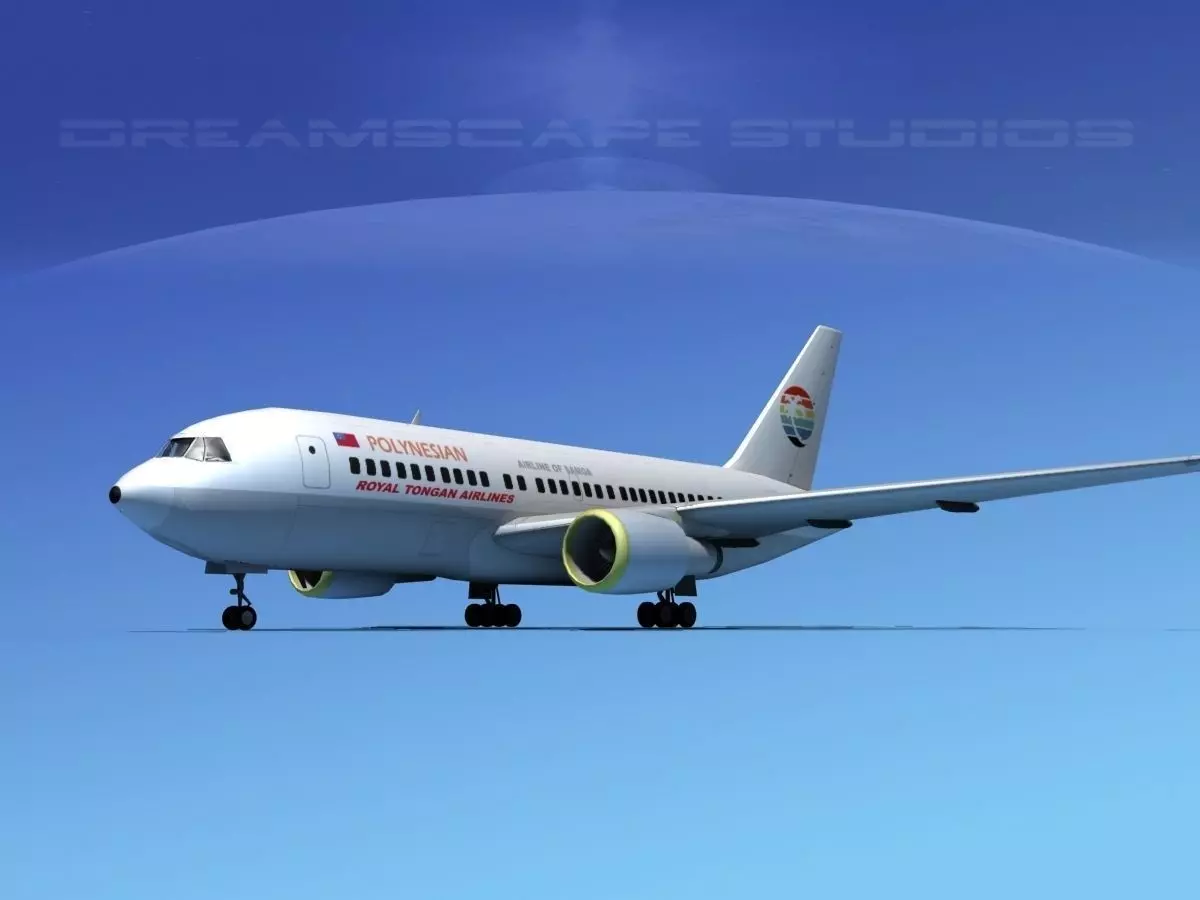 Boeing 767-100 Polynesian 3D model