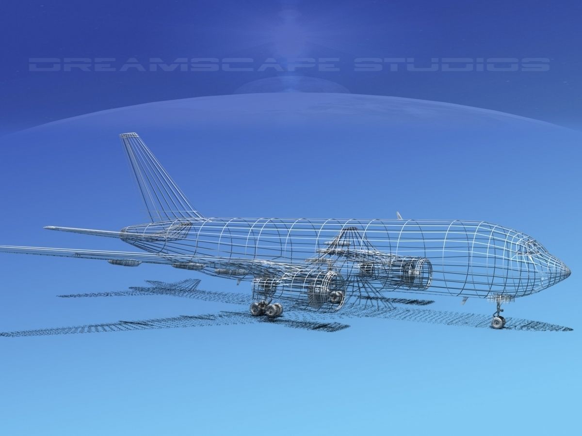 Boeing 767-100 US Air 3D model_12