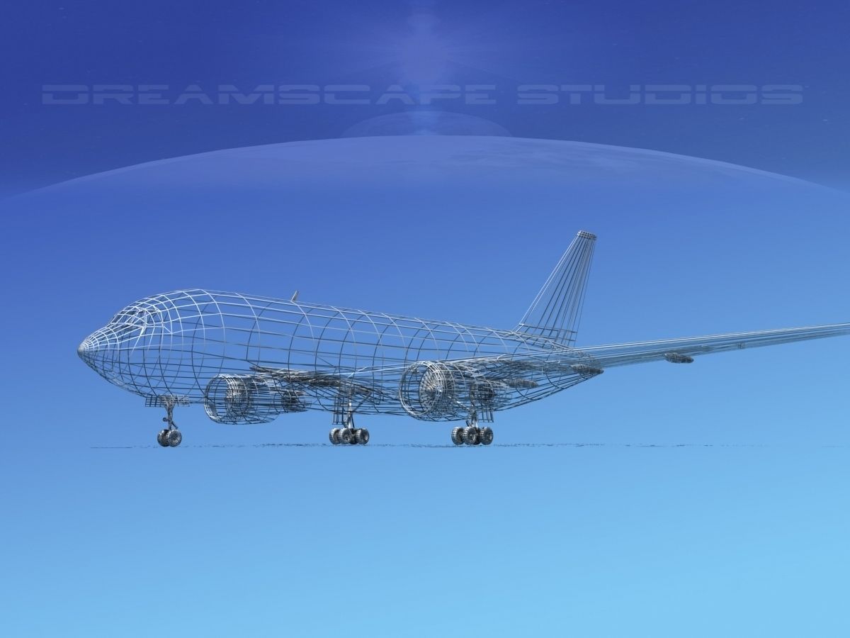 Boeing 767-100 US Air 3D model_11