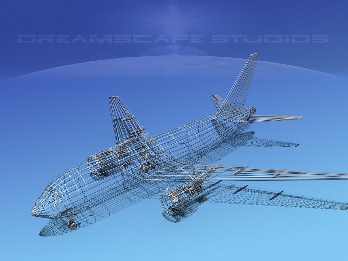 Boeing 767-100 US Air 3D model_13