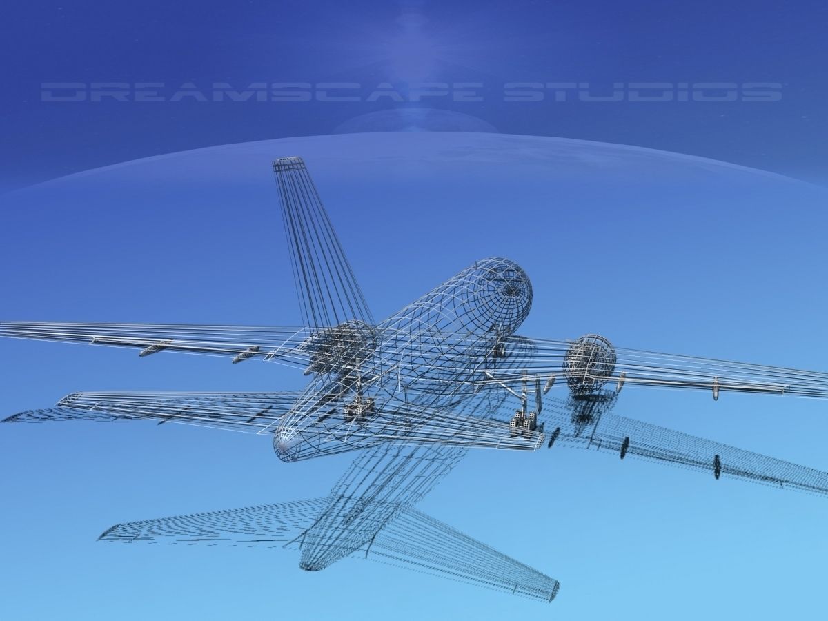 Boeing 767-100 US Air 3D model_14