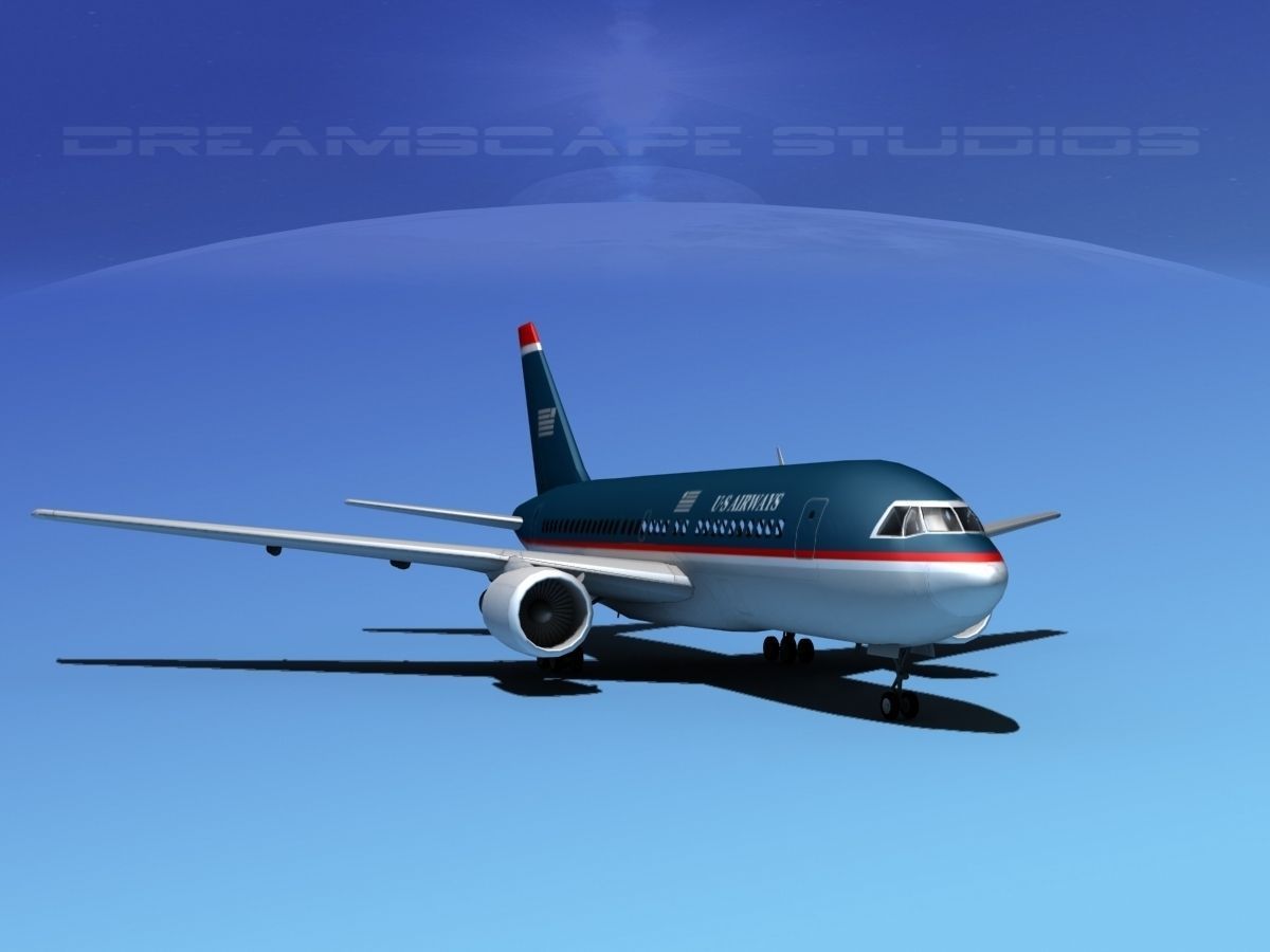 Boeing 767-100 US Air 3D model_2