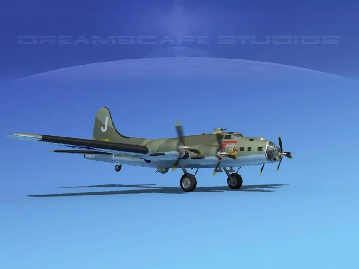Boeing B-17F Flying Fortress HP V03 3D model_0
