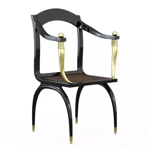 Chair gold armchair