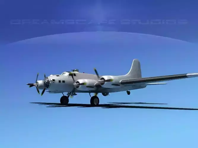 Boeing B-17G Bare Metal HP