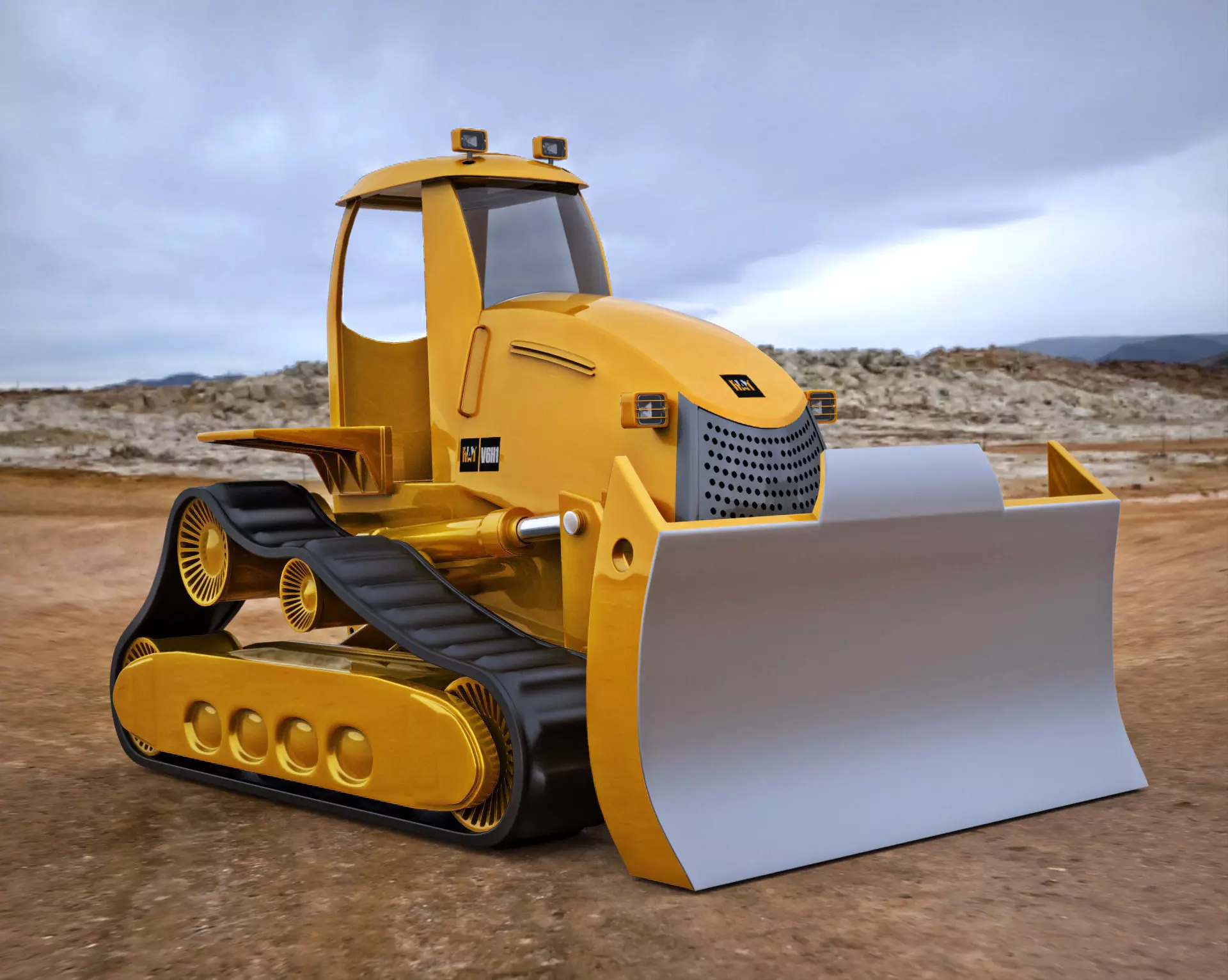 Bulldozer 3D model