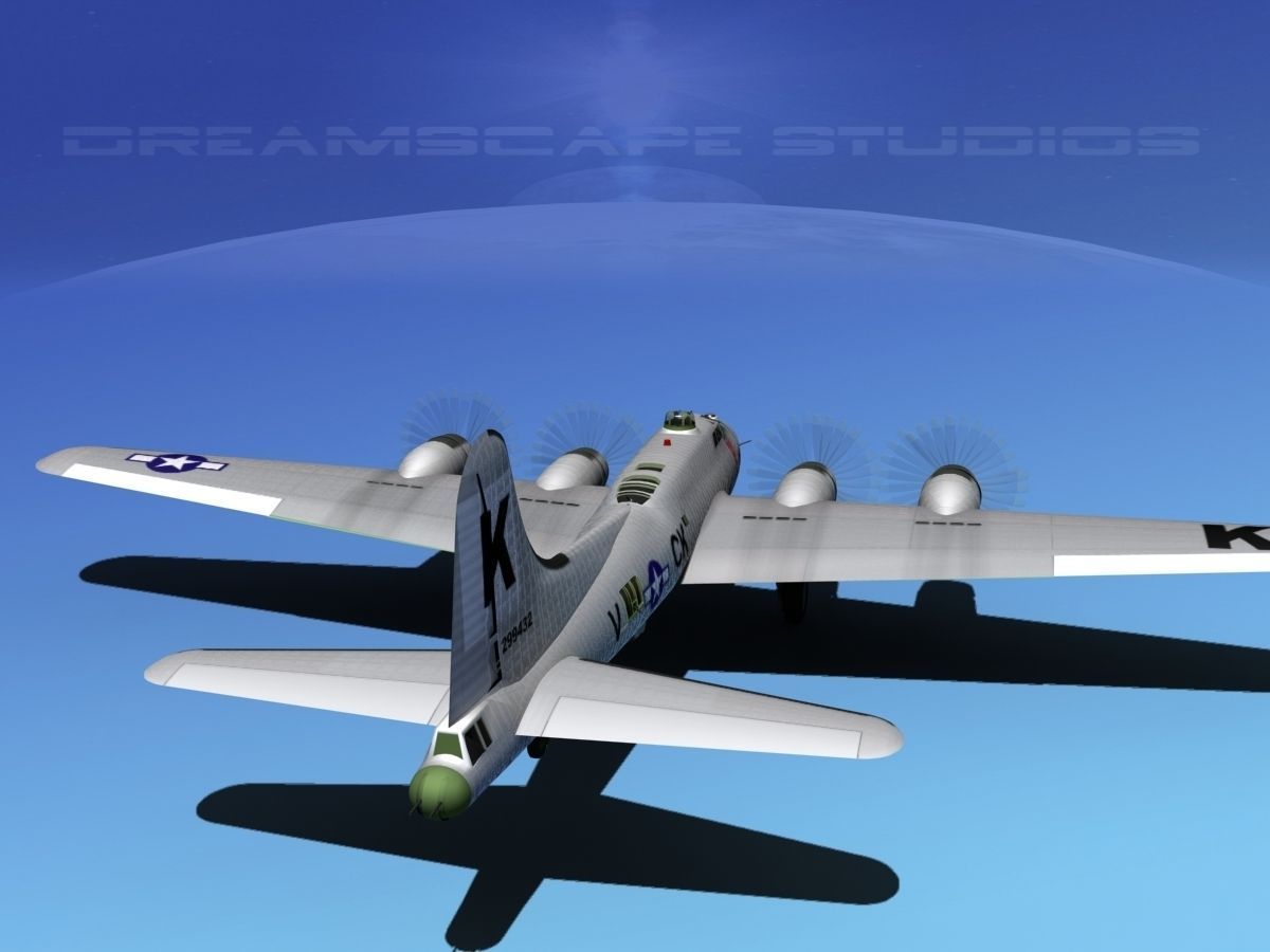 Boeing B-17G Flying Fortress  HP V05 3D model_7