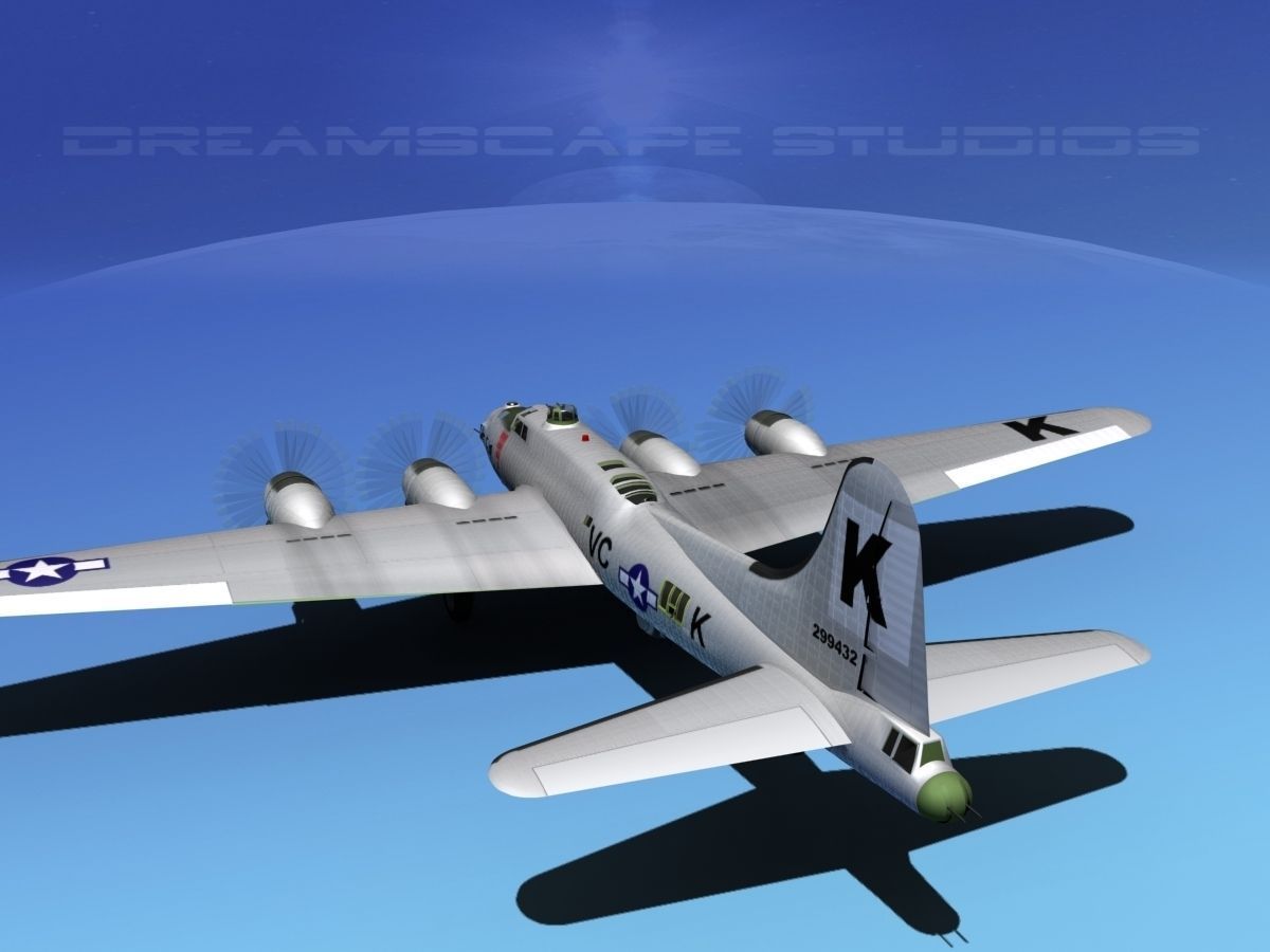 Boeing B-17G Flying Fortress  HP V05 3D model_6