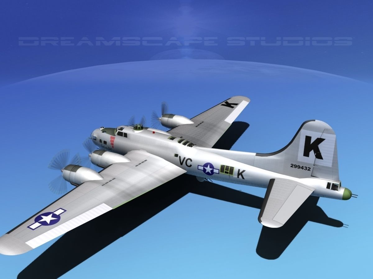 Boeing B-17G Flying Fortress  HP V05 3D model_8