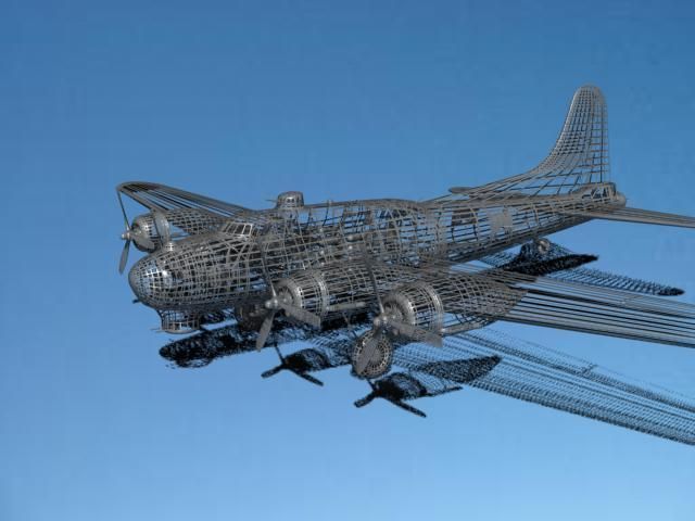 Boeing B-17G Flying Fortress  HP V05 3D model_14