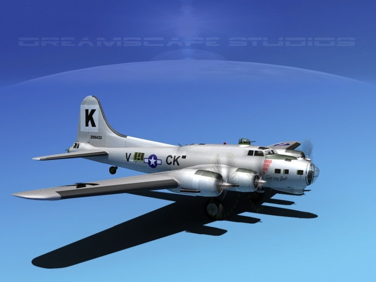 Boeing B-17G Flying Fortress  HP V05 3D model_3