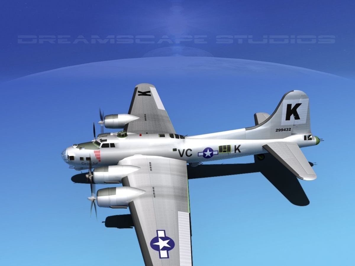 Boeing B-17G Flying Fortress  HP V05 3D model_10