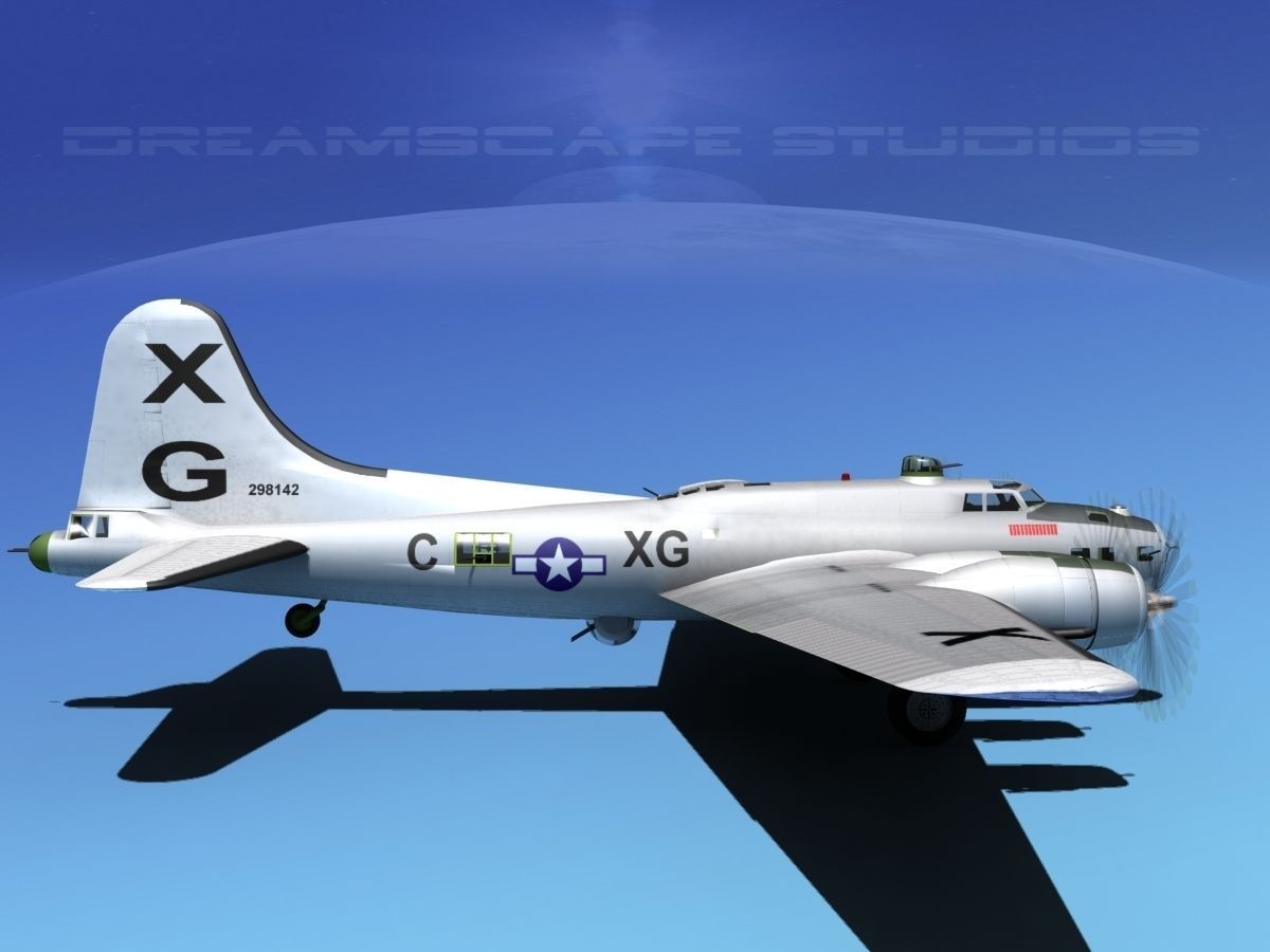 Boeing B-17G Flying Fortress MP V03 3D model_4