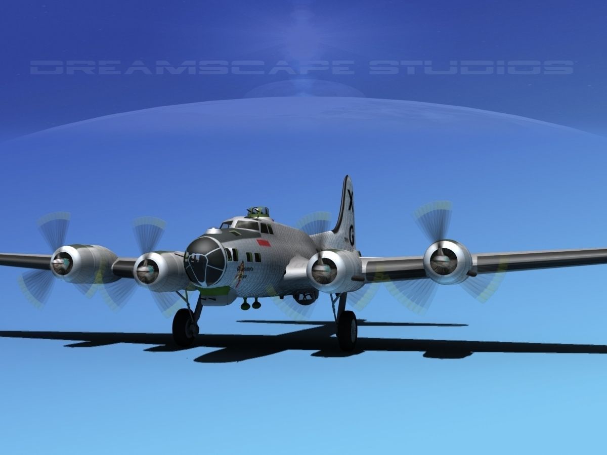 Boeing B-17G Flying Fortress MP V03 3D model_1
