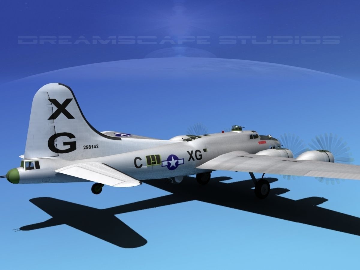 Boeing B-17G Flying Fortress MP V03 3D model_5