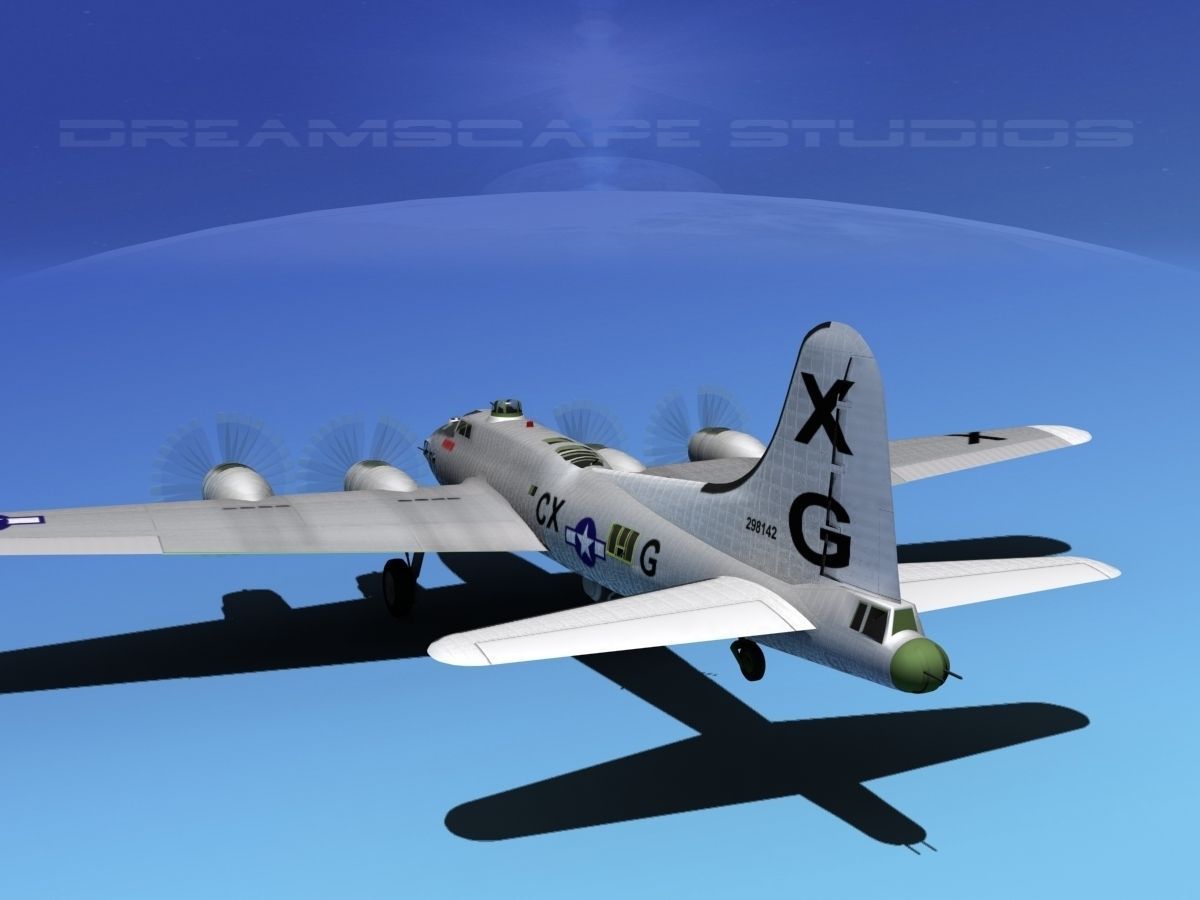 Boeing B-17G Flying Fortress MP V03 3D model_7