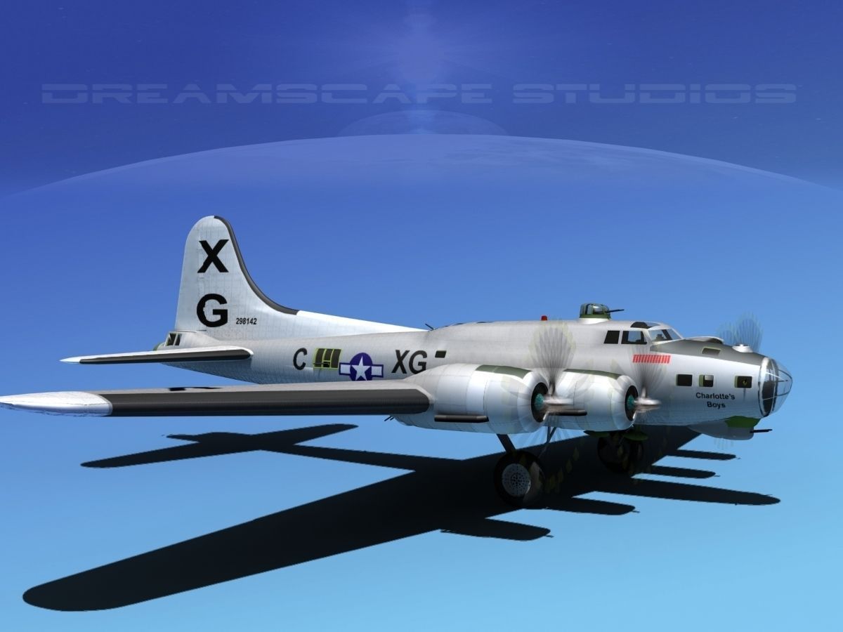 Boeing B-17G Flying Fortress MP V03 3D model_3