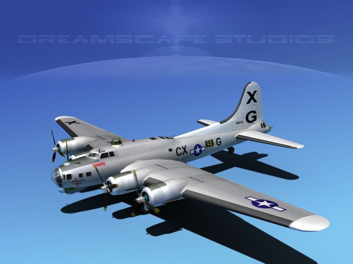 Boeing B-17G Flying Fortress MP V03 3D model_10