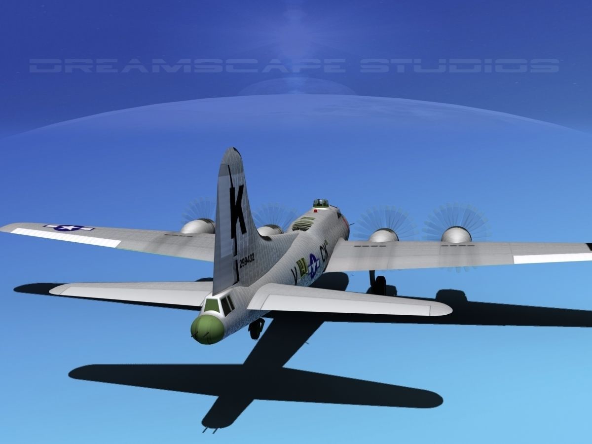 Boeing B-17G Flying Fortress MP V05 3D model_6