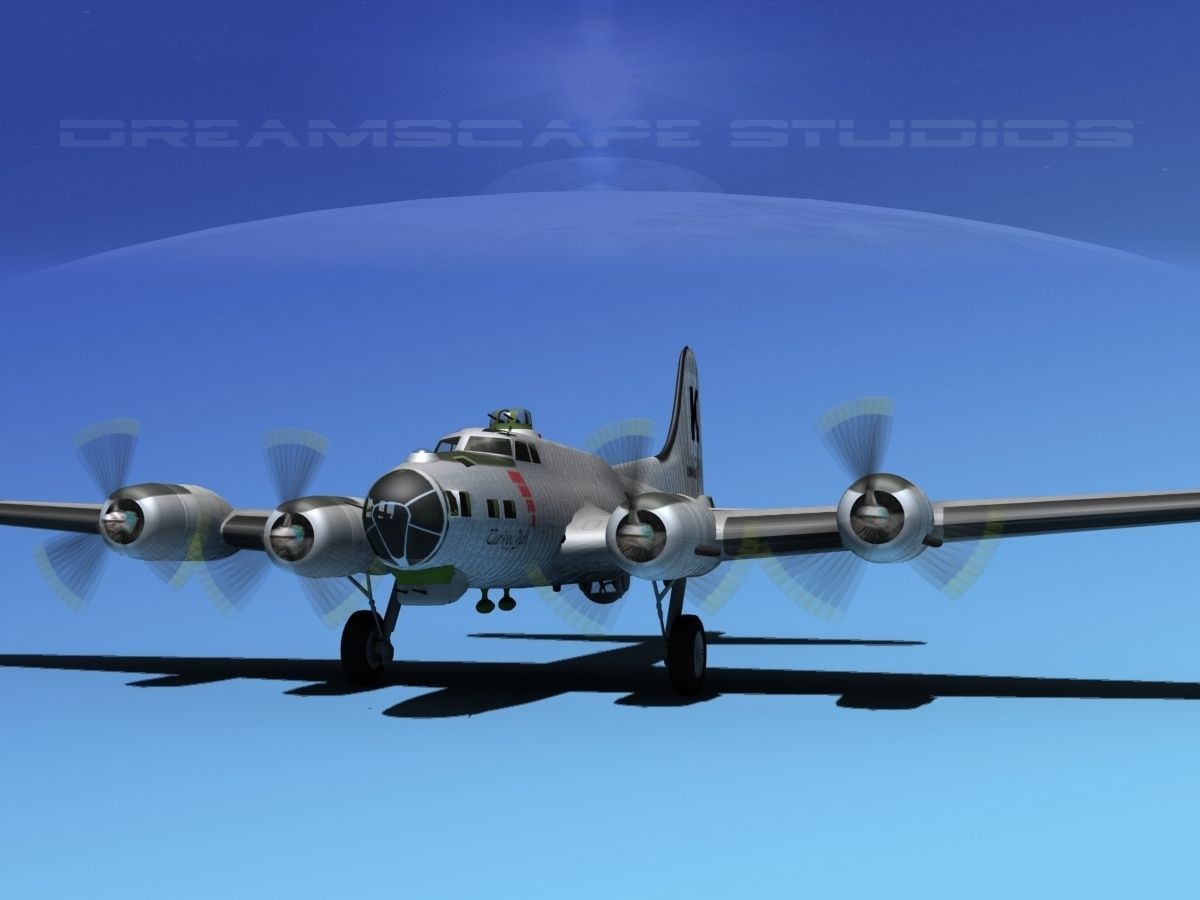 Boeing B-17G Flying Fortress MP V05 3D model_1