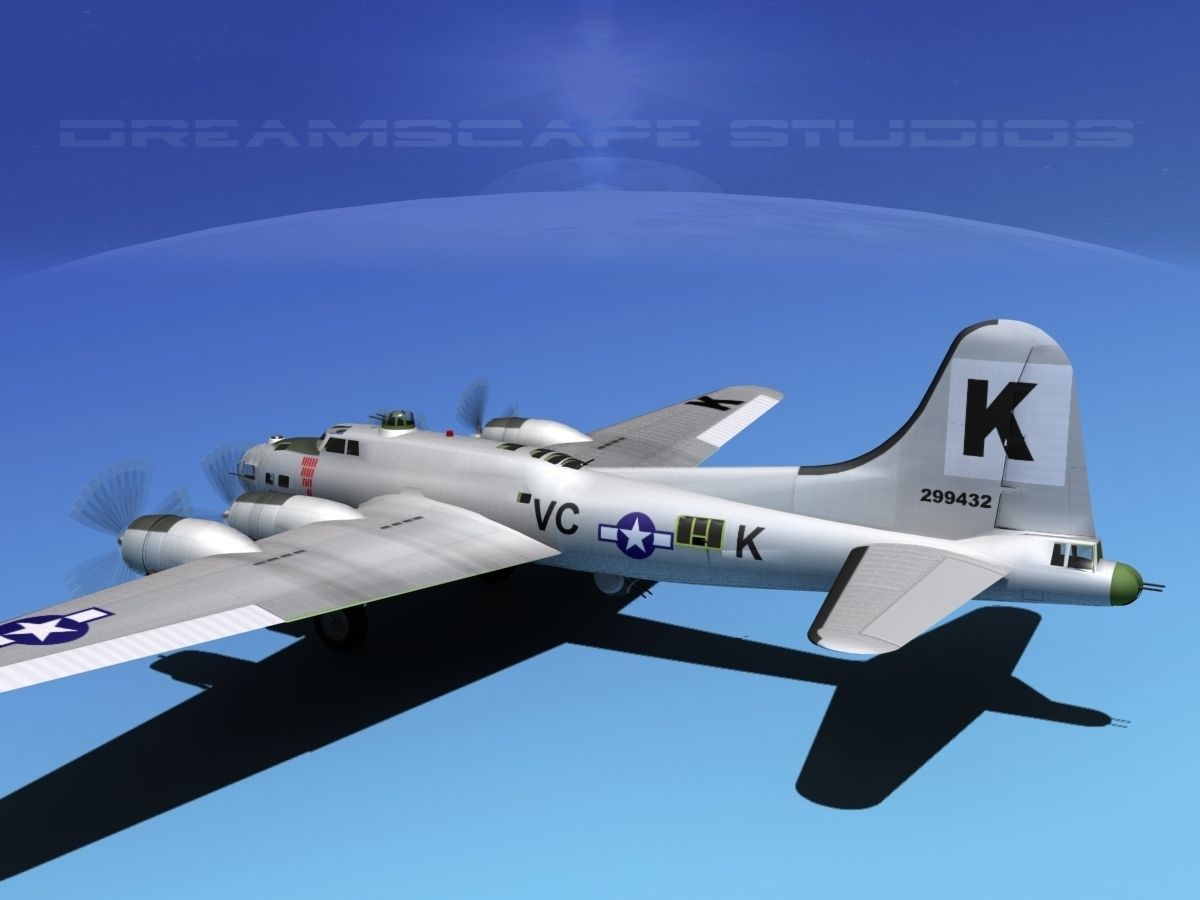Boeing B-17G Flying Fortress MP V05 3D model_8