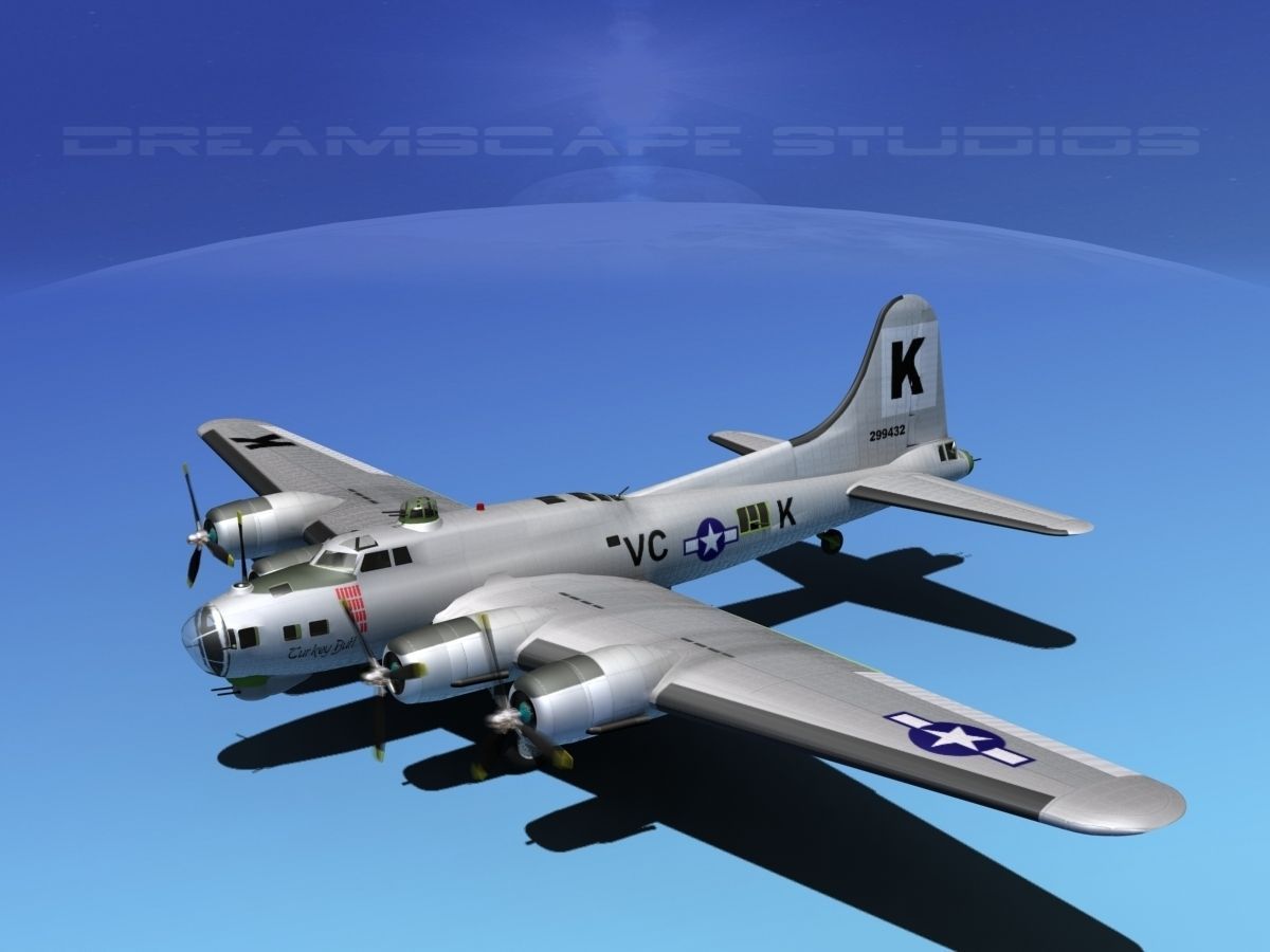 Boeing B-17G Flying Fortress MP V05 3D model_10