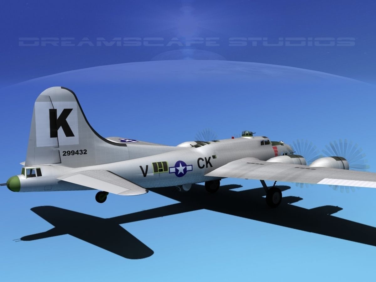 Boeing B-17G Flying Fortress MP V05 3D model_5
