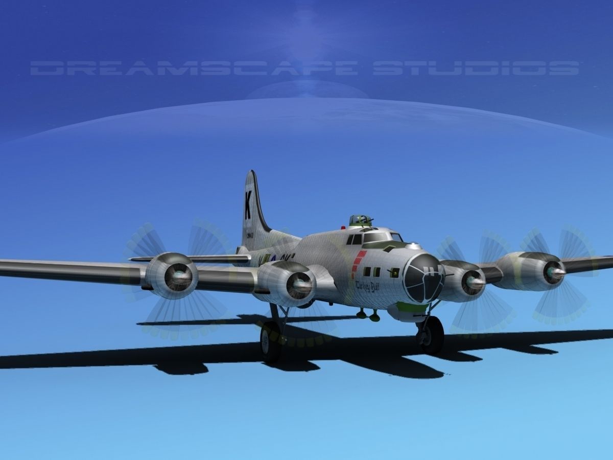 Boeing B-17G Flying Fortress MP V05 3D model_2