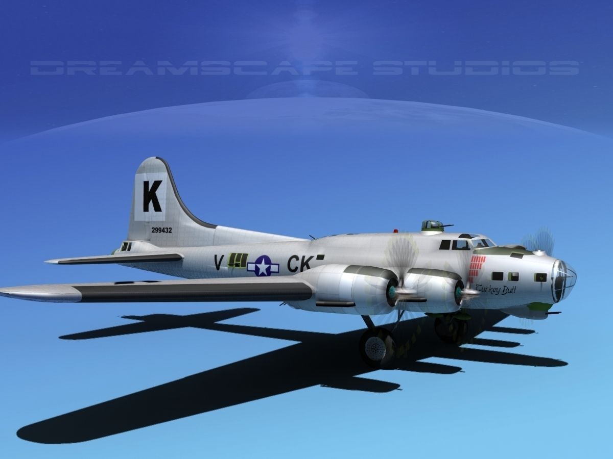 Boeing B-17G Flying Fortress MP V05 3D model_3