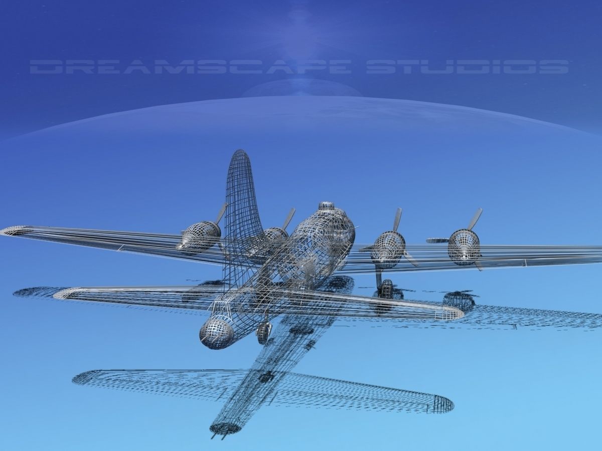 Boeing B-17G Flying Fortress MP V05 3D model_13
