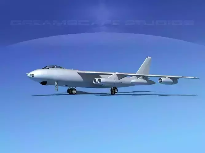 Boeing B-47B Stratojet Bare Metal