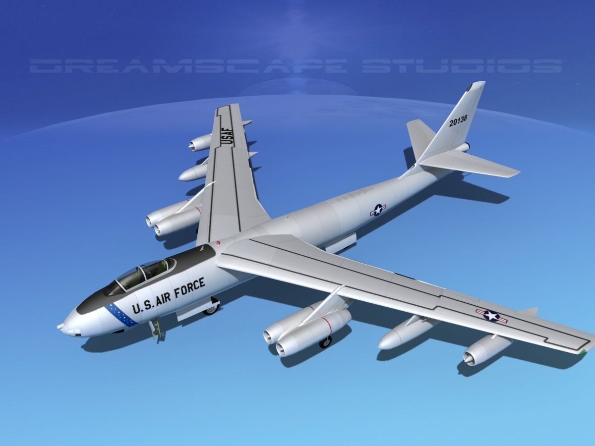 Boeing B-47E Stratojet V01 3D model_10