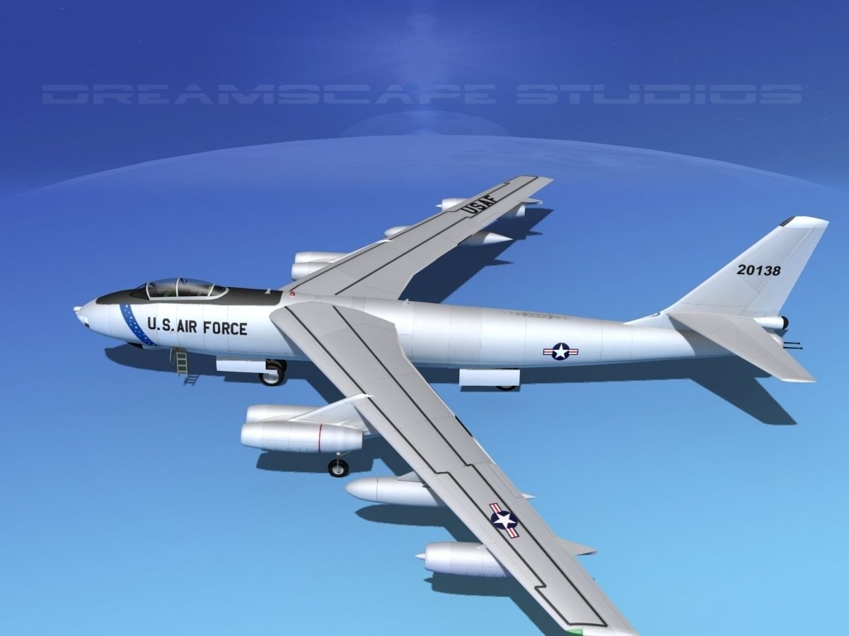 Boeing B-47E Stratojet V01 3D model_8